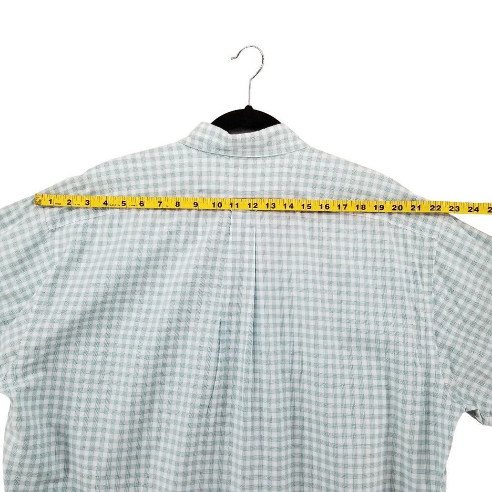 Faconnable Light Mint Gingham Button-Down Shirt - image 8